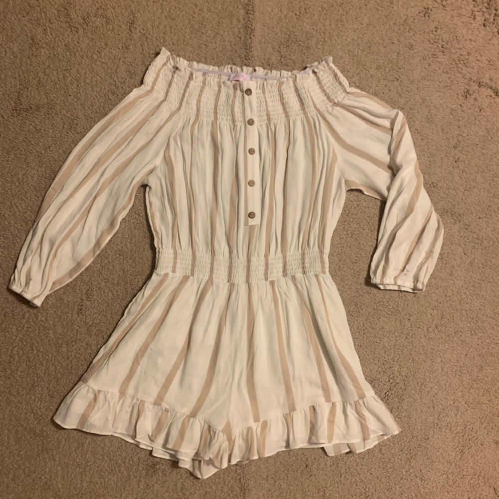 Off the shoulder romper